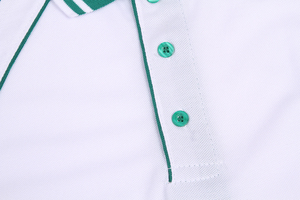 Haute qualité personnalisé Polo revers fermeture éclair affaires T-shirt hauts hommes à manches courtes rayé mince chemise Golf équipe travail Polo Jersey - Product Image 5