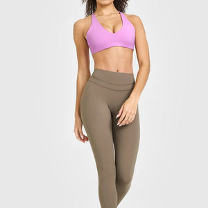 Nouveau Leggings Hanche Femmes Porter Fitness Taille Haute Hip Yoga Pantalon Logo Personnalisé Taille Élastique, Leggings De Yoga - Product Image 6