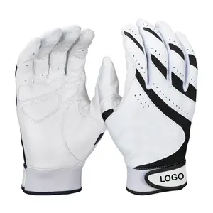 Vente en gros de gants de battement respirants, gants de Baseball en cuir souple de bonne qualité, gants de battement durables avec Logo personnalisé - Product Image 1