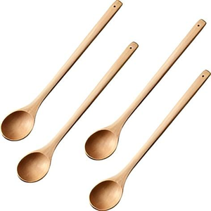Cucharas de Té de Madera Ecológicas, Utensilios para Servir Arroz en Fiestas, Herramientas de Cocina para Restaurante y Hogar, Artículos de Mesa - Product Image 6
