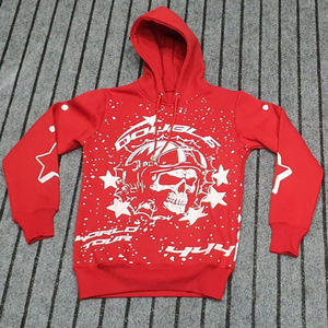 Sweats à capuche 2025 sweat à capuche pour hommes brillant bouffée impression tout imprimé coton mélangé sweats à capuche hiver sérigraphié Logo confortable 2025 - Product Image 2