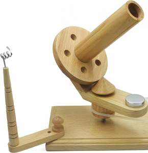 Enrouleur de boule de fil en bois pour le crochet et le tricotage-Enrouleur manuel de grande capacité et robuste-Enrouleurs de boule de tissage - Product Image 4