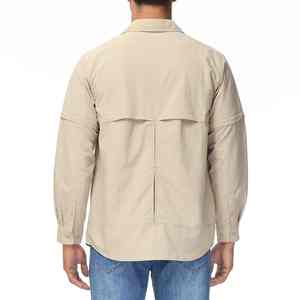 Camisas de Pesca de Primera Calidad, Nuevas, a la Moda, Impermeables, con Protección Solar UPF 50, de Spandex/Algodón, con Cierre de Botones, Transpirables y de Secado Rápido - Product Image 4