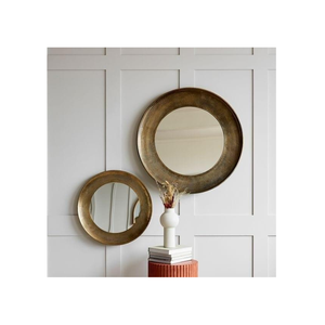 Miroir décoratif de salle de bain en métal fait main moderne, cadre de miroir, miroir de toilette, écologique - Product Image 1