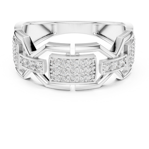 Bague en diamant taille Asscher fantaisie pour femme, pierre cultivée en laboratoire certifiée IGI, pour fiançailles, mariage, fête, bijoux de mode, vente en gros - Product Image 1