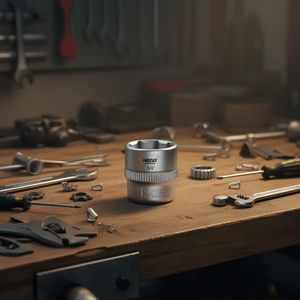 Hazet 3/8'' 12-Point Square <b>Socket</b> with Traction Profile and Knurling - Product Image 3