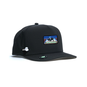 หมวกปักลายฉลุเลเซอร์พร้อมโลโก้สั่งทำพิเศษ หมวกกีฬาแบบมีรูระบายอากาศ พร้อมที่หนีบแม่เหล็กสำหรับเก็บลูกกอล์ฟ ที่เก็บที สำหรับผู้ชาย รับผลิตแบบ OEM ODM - Product Image 1