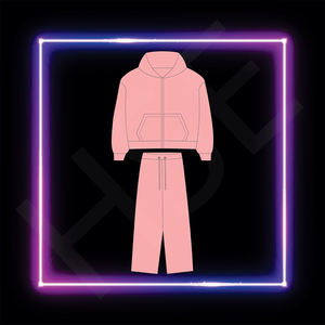 Conjunto Deportivo Personalizado para Hombre, Sudadera con Capucha y Cremallera, Conjunto Deportivo para Hombre de Algodón Grueso con Lavado Ácido - Product Image 3