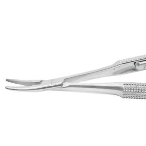 Pinza Porta Agujas Castroviejo de Acero Inoxidable de Alta Calidad, Manual, Certificada por MOL, Instrumento de Cirugía Oftalmológica y Maxilofacial - Product Image 3