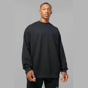 Sudadera Urbana de Diseñador para Hombre, Talla Grande, Mezcla de Algodón y Felpa, Estilo Holgado con Hombros Caídos, Informal, Fabricación de Marca Privada OEM - Product Image 1