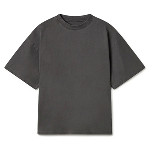T-shirt de fitness unisexe à séchage rapide 100% coton col rond motif solide imprimé glace bas quantité minimale de commande Logo personnalisé manches courtes prix - Product Image 5