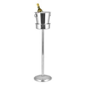 Polish Stainless Steel Luxury Metal <b>Champagne</b> Ice <b>Bucket</b> Single Bottle <b>Champagne</b> Ice <b>Bucket</b> with <b>Stand</b> - Product Image 6
