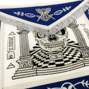 Tablier de maître maçon personnalisé fabriqué au Pakistan Tablier maçonnique de haute qualité Ronpex de qualité supérieure - Product Image 2