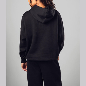 Sudaderas con capucha estampadas de mezcla de algodón al por mayor para mujer jersey de tela suave con ilustraciones personalizadas para marcas de moda - Product Image 6