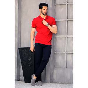 Camiseta Polo Delmont para Hombre, 100% Algodón, Diseño Sólido Básico, Transpirable, Tejido de Punto, Color Oscuro, Parches Bordados, Tallas Grandes XL 6XL - Product Image 2