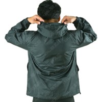 Chaqueta personalizada para hombre 100% poliéster suave Shell cremallera completa cortavientos impermeable para deportes correr chaqueta Cortavientos reversible