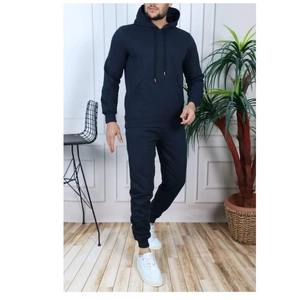 Men's Casual Winter Jogging Tracksuit Set Custom Logo Wholesale Long Sleeve Two Piece Sweatsuit with Hoodie Plus Size Streetwear - Product Image 2