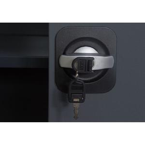 Armadio Archivio in Metallo Antracite Omsk, Stile Industriale Moderno Regolabile per Casa, Ufficio, Camera da Letto, Officina, Magazzino, in Ferro e Plastica - Product Image 5