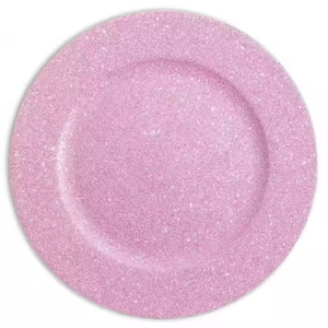 Assiette de présentation en plastique élégante, design texturé à pois unique, écologique, moderne et luxueuse, offre un aspect propre, soigné et anti-taches - Product Image 6