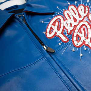 Veste universitaire d'hiver sur mesure de qualité supérieure, personnalisée, respirante, coupe-vent, broderie, col montant, coton - Product Image 3