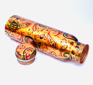 Venta al por mayor jarra de agua de cobre puro 500ml de capacidad a prueba de fugas y beneficio de salud Ayurveda al por mayor. - Product Image 3