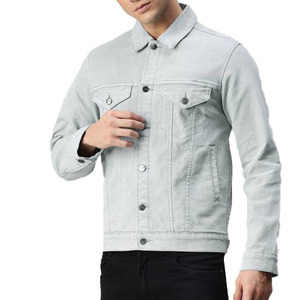 Chaqueta vaquera recortada unisex Diseño corto de moda con mangas largas - Product Image 1