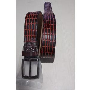 Ceintures décontractées de luxe en cuir de vachette pour hommes, longueur personnalisée, avec boucles en acier inoxydable et alliage de zinc, style tendance avec logo personnalisé - Product Image 1