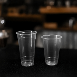 Usine de Quang Quan Viet Nam, gobelets en plastique jetables en gros, matériau PP/PET à paroi unique de 95mm pour servir des boissons froides - Product Image 1