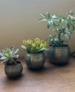 Prix de gros Jardinières modernes en métal de haute qualité Pot de fleur extérieur de couleur antique pour la décoration de la maison - Product Image 2