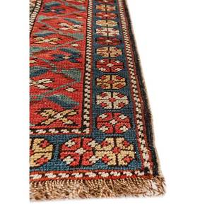 พรมขนสัตว์ถักมือ Kiaan Paem-152 สีเบจ-น้ำตาล ลายเรขาคณิต สำหรับห้องนั่งเล่น ใช้ในบ้าน ทางเข้าบ้าน โถงทางเดิน ห้องวัยรุ่น - Product Image 4