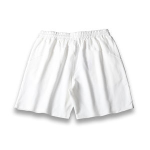 Venta al por mayor de algodón corto personalizado en blanco deportes correr gimnasio baloncesto hombres pantalones cortos DDP envío - Product Image 3