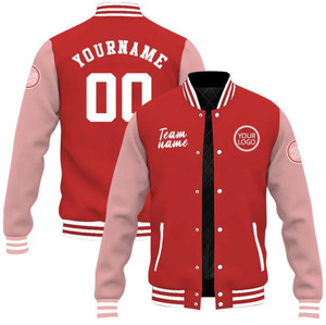 Veste de baseball brodée personnalisée de haute qualité pour hommes longue longueur meilleur vendeur avec nouveau design lettrage uni approvisionnement en gros - Product Image 3