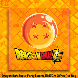 Servilletas de Fiesta de Dragon Ball Super, 33x33 cm, 20 Unidades por Bolsa - Product Image 3
