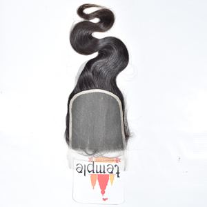 Extensiones de Cabello Humano Ondulado Profundo con Trama Doble Cosida a Máquina, 100% Virgen Remy Indio, Cierre 5x5, Venta al por Mayor - Product Image 5