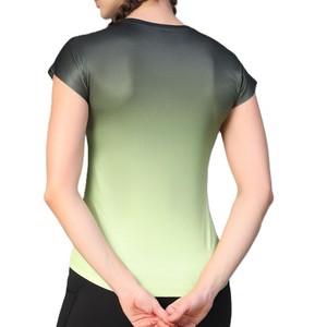 Vente en gros, t-shirt personnalisé en coton, haut de marque, fabricant de t-shirts vierges pour femmes, col en v - Product Image 2