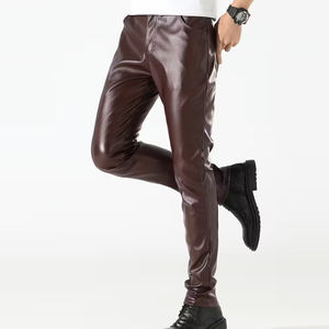 กางเกงหนังผู้ชายน้ำหนักเบาขายออนไลน์ - Product Image 3