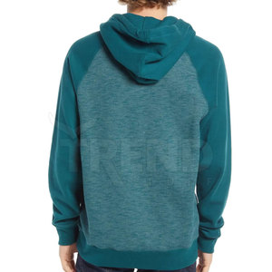 Men's Super Soft Cotton Pullover Hoodie Light Color Custom Made Oversized Fit Winter Fleece Design Latest Style Polyester/Cotton - Product Image 2
