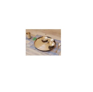 Antique cuivre acier inoxydable bronze thali ensemble pour servir la vaisselle hôtel design classique au prix de gros style indien - Product Image 5