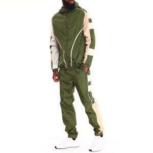 2025-26 diseño personalizado hombres chándal cortavientos deportes chándal para hombres invierno rompevientos deportes chándales patrón sólido - Product Image 4