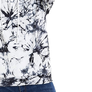 เสื้อฮู้ดมัดย้อมสำหรับผู้ชายเสื้อมีฮู้ดผ้านุ่มป้องกันรอยยับยั่งยืนลำลองผ้ามัดย้อมดีไซน์ใหม่ล่าสุด - Product Image 2