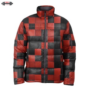 2025 New Style Men's Canvas Puffer <b>Jacket</b> High Quality <b>Waterproof</b> Eco-Friendly Breathable Winter Coat Unisex <b>Plus</b> <b>Size</b> - Product Image 5