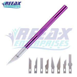 REEAX ENTERPRISES Nouvelle Arrivée Logo Personnalisé Impression Lames D'instruments Chirurgicaux Bonne Vente Poignées et Lames De Scalpel - Product Image 4