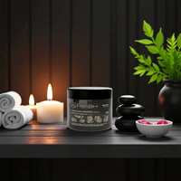 Masque corporel anti-cellulite à étiquette privée 500ml |   Traitement Détoxifiant Drainant OEM ODM à l'Argile pour Tous Types de Peau à Usage Domestique
