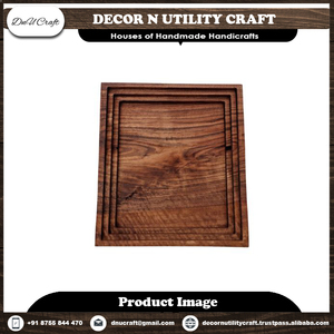 Platos de madera para restaurante, vajilla multiusos de madera de Acacia Natural hecha a mano, a la venta al mejor precio - Product Image 2