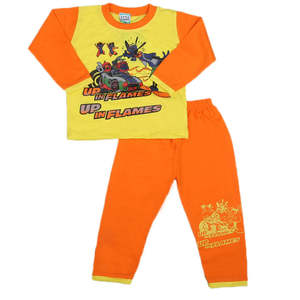 Costume 2 pièces pour garçons - Orange - Product Image 4