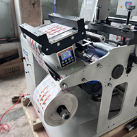 HJRMQ-520 magnétique frein Pizza boîte faisant Cutter Machine étiquette autocollant adhésif rond découpe Machines