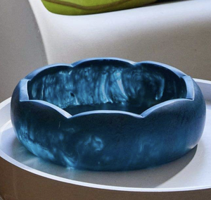 Tazón para Servir de Resina Brillante Hecho a Mano, Apto para Alimentos, para Centro de Mesa de Cocina, Decoración de Mesa Elegante y Funcional para el Hogar - Product Image 4