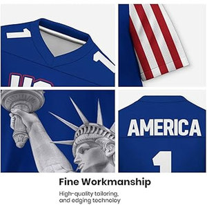 Camiseta de fútbol americano totalmente personalizada, superventas, camisetas de calidad superior, el mejor proveedor personalizado y al por mayor para equipos - Product Image 5