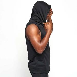 Débardeurs de sport à capuche pour hommes, confortables, à séchage rapide, respirants, en coton tricoté, sweat-shirts de sport - Product Image 6