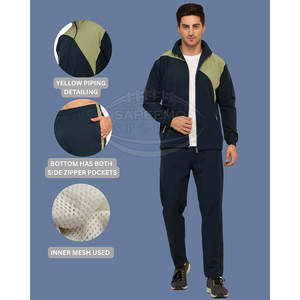 Chándal Deportivo para Hombre, Invierno, Transpirable, Estampado, Sólido, Ligero, 100% Poliéster, para Deportes, Viajes, Diseño Clásico - Product Image 6